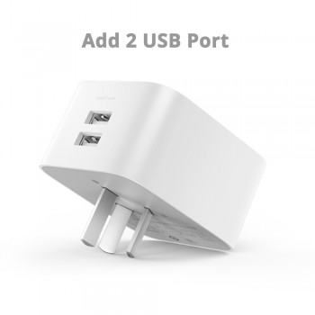 Original Mijia Xiaomi Smart Socket Plug WiFi Control Power Count Timer Switch Dual USB with  AU/US/EU/UK Adapter