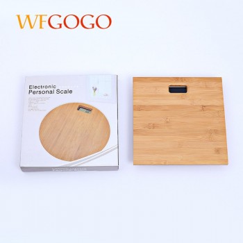 WFGOGO Bamboo 180KG bathroom scales Smart led Digital floor balance Weighing-machine body Household Weight scale