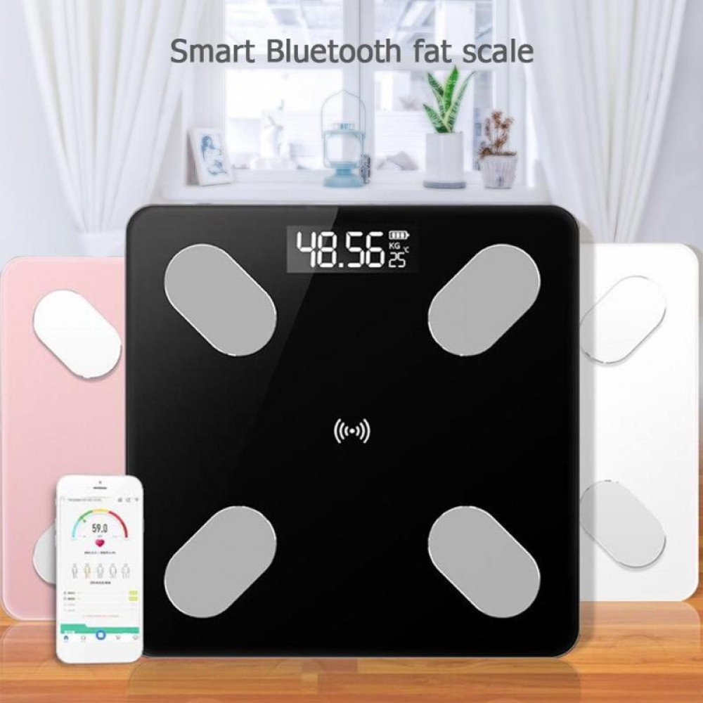0.1-180kg Smart Bathroom Scales Accurate Electronic Digital Weight Scale Fat/Muscle/Visceral Fat Weighing Scale Bluetooth APP