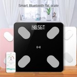 0.1-180kg Smart Bathroom Scales Accurate Electronic Digital Weight Scale Fat/Muscle/Visceral Fat Weighing Scale Bluetooth APP