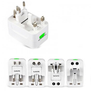 Electric Plug power Socket Adapter International travel adapter Universal Travel Socket USB Power Charger Converter  EU UK US AU