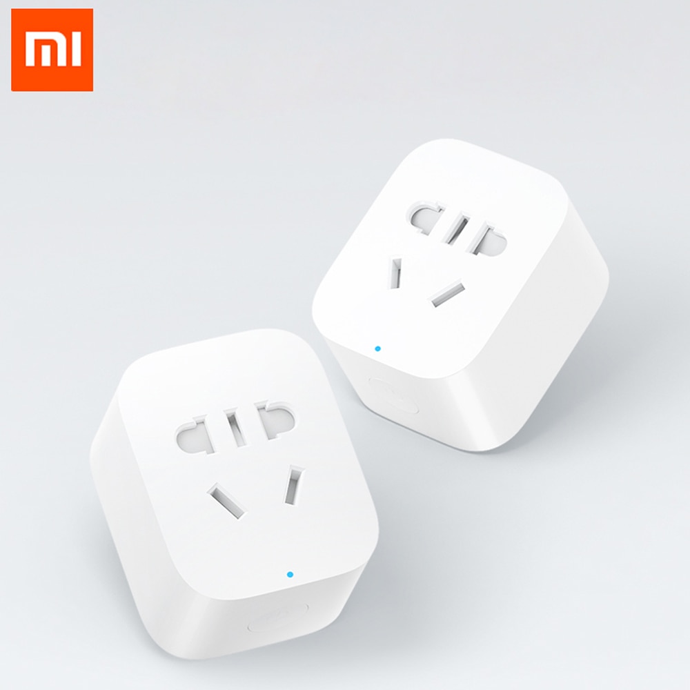 100% Original Xiaomi Smart Socket Plug Bacic WiFi Wireless Remote Socket Adaptor Power on and off with phone