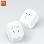 100% Original Xiaomi Smart Socket Plug Bacic WiFi Wireless Remote Socket Adaptor Power on and off with phone