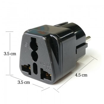 AXAET Electrical Socket Universal Adapter EU Power Plug UK US AU change to EU AC Plug Travel Charger Converter 250V 10A 2500W