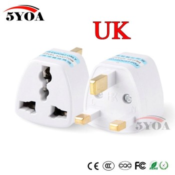 1PC Universal US UK AU To EU Plug USA To Euro Europe Travel Wall AC Power Charger Outlet Adapter Converter 2 Round Socket Pin