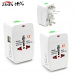 Electric Plug Power Socket Adapter International Travel Universal Socket Power Charger Converter EU UK US AU Option USB