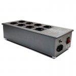 DHL free Viborg VE80 8 channel Power Distributors amp; Filters with 4 Square red copper connect EU schuko socket