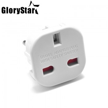 New Free Shipping UK to EU plug adapter AC Power Plug Portable UK to EU Travel Adapter Socket 10A/16A 240V UK to EU Plug Adapter