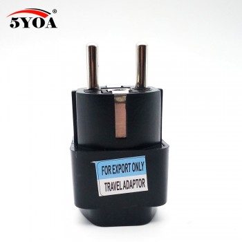 10pcs/lot International Travel Universal Adapter Electrical Plug For UK US EU AU to EU European Socket Converter White