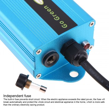 50KW 90-250V Intelligent Smart Energy Saver Device Power Saving Box Electricity Bill Killer Up to 35% for Home Office Factory
