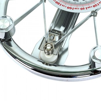 120kg Mechanical Bathroom Scales Round Glass Floor Body Weight Scales Stainless Steel Tempered Glass Spring Balance