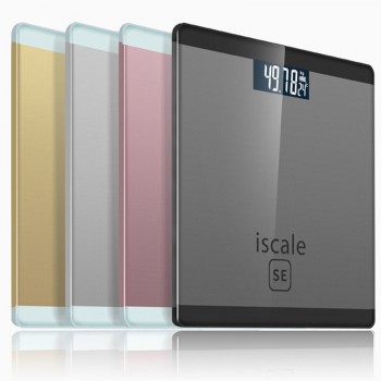 180 kg Iscale SE Bathroom Floor NO Body Fat Scale Household Smart Electronic Digital Weight Scale Health LCD backlight Scale