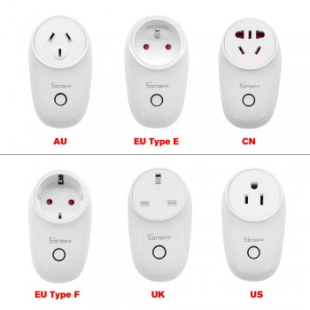 Sonoff S26 WiFi Smart Socket Wireless Plug Power Sockets Smart Home Switch For Alexa Google Assistant IFTTT Wireless Socket