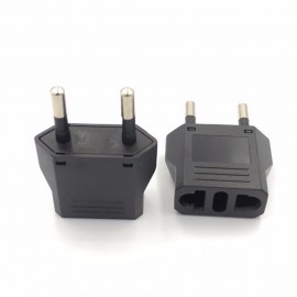 High Quality 2pcs US USA to EU EURO Europe Travel Power Plug Adapter Charger Converter for USA converter