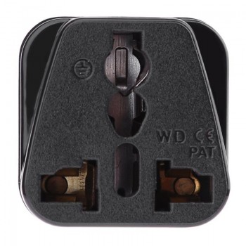 2 in 1 Universal to UK Plug Adapter Travel to UK/Hong Kong Type G Adapter Converter Socket Splitter Plug Charger Electrical Plug