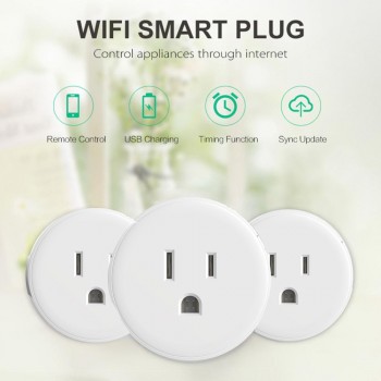 [Original]Tonbux US Smart Plug,WiFi Remote Control with Alexa,Timing on/off The Power,Samrt Google Home Electric Mini Socket