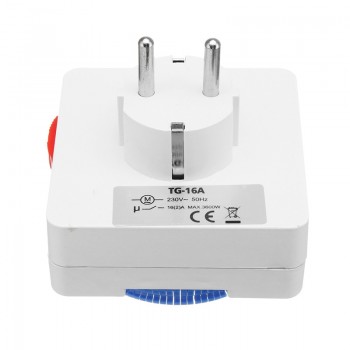 LEORY EU Plug 230V 16A Timer Socket 24 Hour Electrical Mechanical Smart Timer Wall Outlet