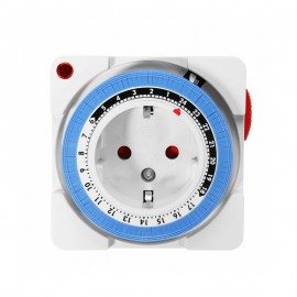 LEORY EU Plug 230V 16A Timer Socket 24 Hour Electrical Mechanical Smart Timer Wall Outlet