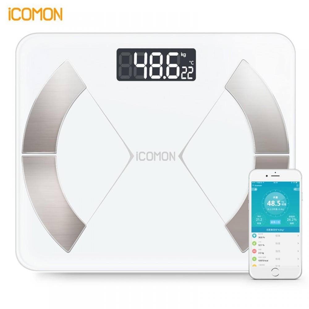 Hot ICOMON i31 Electronic Floor Scales Smart Bathroom Weight Scale Weights Android ios International version APP PK YUNMAI 180kg