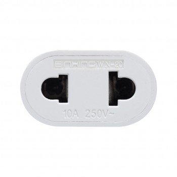 Pohiks 1pc US USA To EU Europe Adapters White High Quality AC Travel Power Plug Adapter Converter Wall Charger