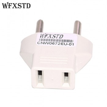 2pcs New CN US To EU Euro Europe Plug Adapter 2 Round Socket Converter Travel Electrical Power Adapter Socket China To EU Plug
