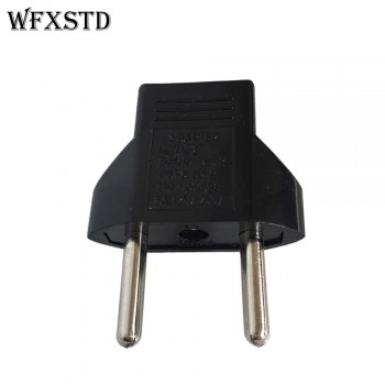 2pcs New CN US To EU Euro Europe Plug Adapter 2 Round Socket Converter Travel Electrical Power Adapter Socket China To EU Plug