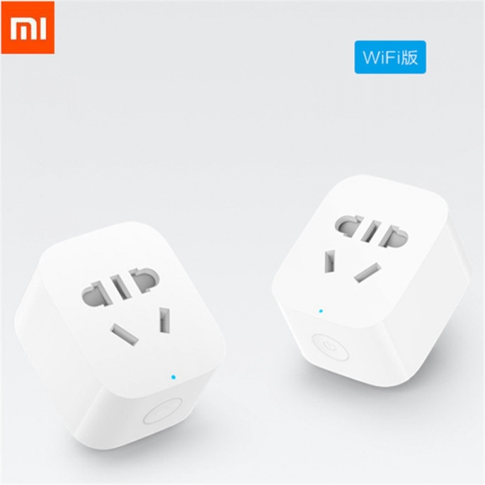 In Stock Newest Xiaomi Smart Socket Plug Basic Socket Plug Power WiFi Version Socket EU Control With Phone APP Itelligent Plug