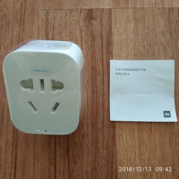 In Stock Newest Xiaomi Smart Socket Plug Basic Socket Plug Power WiFi Version Socket EU Control With Phone APP Itelligent Plug