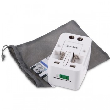 Free Shipping Universal Adapter Plug Socket Converter All in One Travel Electrical Power Adapter US UK AU EU Plug