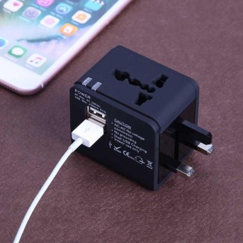 Universal Travel Adapter Power Adapter Electric Plugs Sockets Adapter Converter USB Travel Socket Plug Power Charger Converter