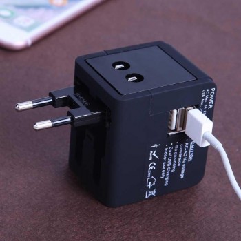 Universal Travel Adapter Power Adapter Electric Plugs Sockets Adapter Converter USB Travel Socket Plug Power Charger Converter