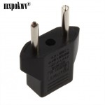 1Pcs EU Plug Adapter 2 Pin to EU 2 Round Pin Plug Socket Input AC 110V-250V 10A Travel Plug Converter Power Adapters 220V