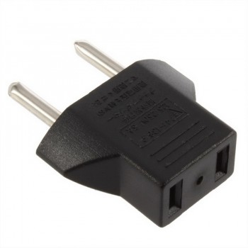 1Pcs EU Plug Adapter 2 Pin to EU 2 Round Pin Plug Socket Input AC 110V-250V 10A Travel Plug Converter Power Adapters 220V