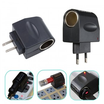 AC 220V to DC 12V Car Cigarette Lighter Wall Power Socket Plug Adapter AC to DC Electrical Converter Voltage Inverter US EU Plug