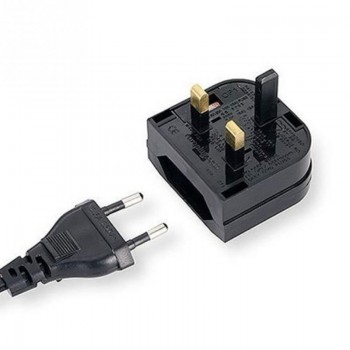New European Euro EU 2 Pin to UK 3Pin Plug Adapter Power Socket Travel Converter Z09 Drop ship #0827