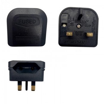 New European Euro EU 2 Pin to UK 3Pin Plug Adapter Power Socket Travel Converter Z09 Drop ship #0827