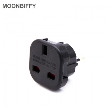 1pcs UK TO EU EUROPE EUROPEAN UNiVERSAL TRAVEL CHARGER ADAPTER PLUG CONVERTER 2 PiN Wall Plug Socket