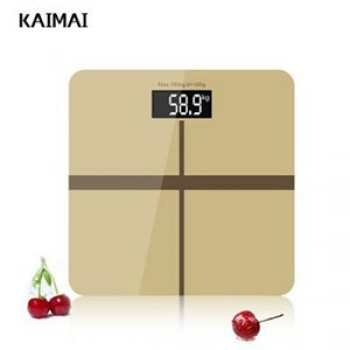 KAIMAI Bathroom floor scales smart household electronic digital Body bariatric LCD display Division value 180kg=400lb/0.1kg