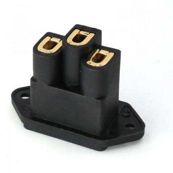 Free shipping 2pcs moonsaudio AC FI-06(G) IEC Inlet Socket pure copper Gold Plated HIFI Power