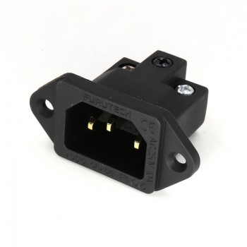 Free shipping 2pcs moonsaudio AC FI-06(G) IEC Inlet Socket pure copper Gold Plated HIFI Power