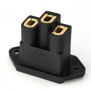 Free shipping 2pcs moonsaudio AC FI-06(G) IEC Inlet Socket pure copper Gold Plated HIFI Power