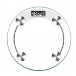 180kg Digital LCD High Precision Temperature Display Night Vision Body Weight Scale 6mm Tempered Glass Scale Battery Recharge