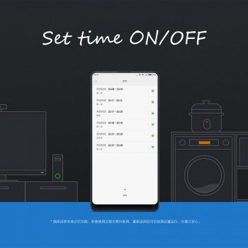 2018 New Arrive Xiaomi Mijia WiFi Smart Socket Plug WiFi Version Wireless Remote Socket Adaptor Power on and off with phone