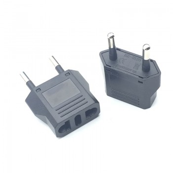 US To EU Plug Mini Adapter American To Euro Europe European Travel Power Adapter AC Converter Electrical Outlet Socket