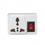 Universal Electric Plug With On/Off Switch International Travel Charger Power Socket Adapter EU New Arrival