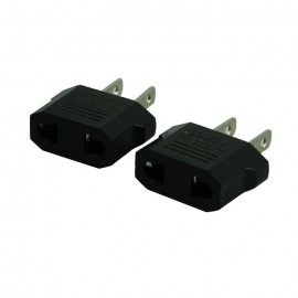 Good Sale Voberry 2pcs European to American Outlet Plug Adapter EU to US Adapter Apr 14