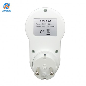 EU European Smart Intelligent Programmable Electrical Power Socket Outlet With Weekly Digital Timer Switch Plug Adaptor Adapter