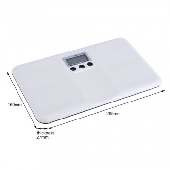 Electronic LCD Digital Weighting Scale On/Tare Function Battery/Lock Alarm Baby Pet Body Weighting Scale