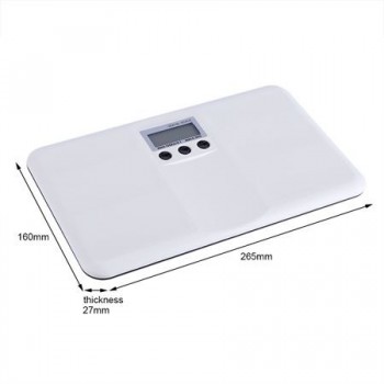 Electronic LCD Digital Weighting Scale On/Tare Function Battery/Lock Alarm Baby Pet Body Weighting Scale