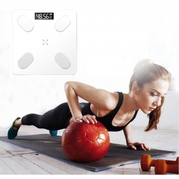 28cm Oversized Body Fat Scale Floor Scientific Smart Electronic LED Digital Weight Bluetooth APP Android IOS Without Batteries